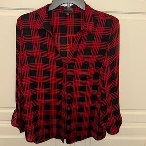 The Limited Blouse Size Large Red/Black